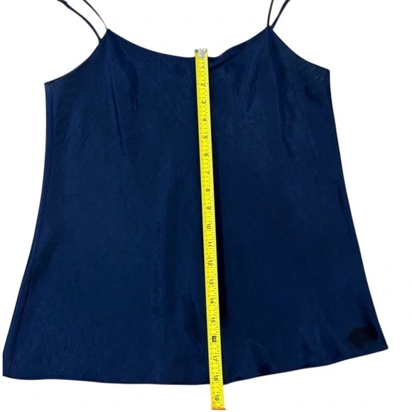 Vince Satin Cami – Coastal Midnight Blue – Size M – NWOT Minimalist Luxe Top - Picture 6 of 10